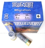 TUNET - MIGRATION Calibre 12 Bourre Grasse (Bte de 25 cartouches)